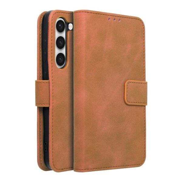 TENDER Book Case for SAMSUNG S23 brown