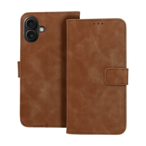 TENDER Book Case for IPHONE 16 Plus ( 6.7 brown