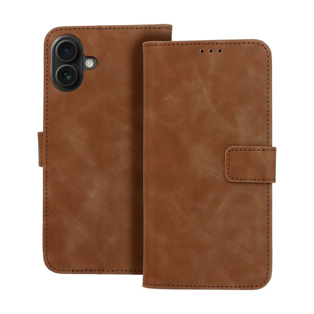 03989a637d7e3d46131844216446f0a6 TENDER Book Case for IPHONE 16 Plus ( 6.7 brown