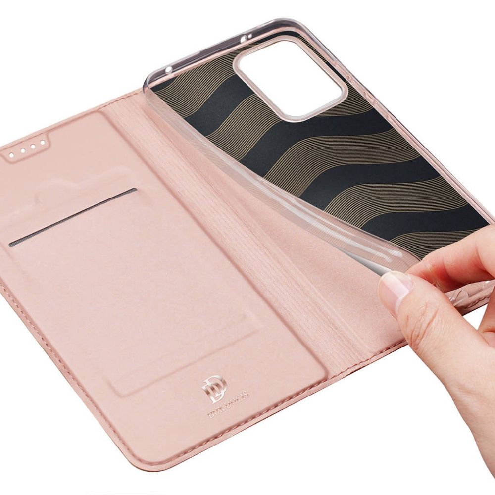 DUX DUCIS wallet case SKIN PRO for REDMI NOTE 12 5G rose