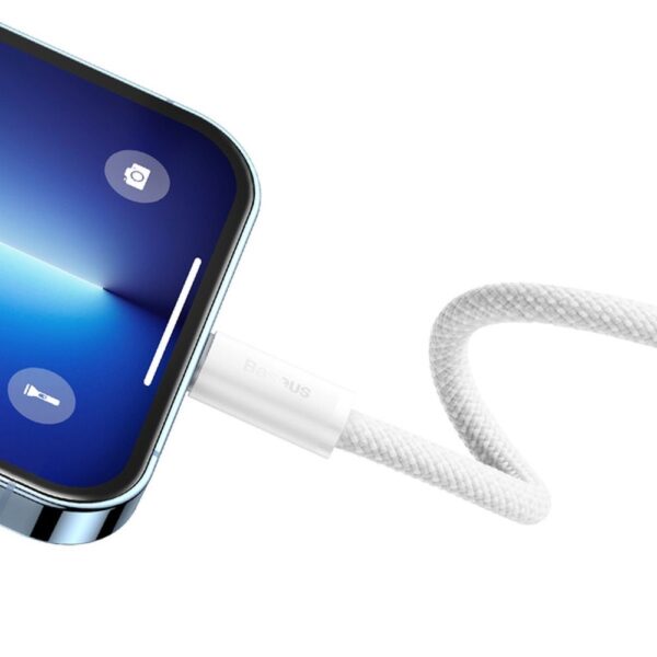 BASEUS cable Type C to Apple Lightning 8-pin PD20W Power Delivery Dynamic Series CALD000102 2m white