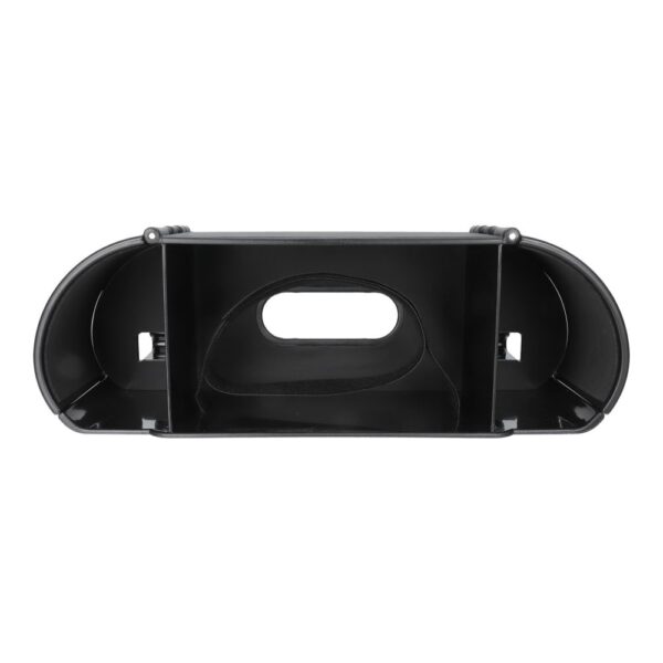 Seat back storage box black