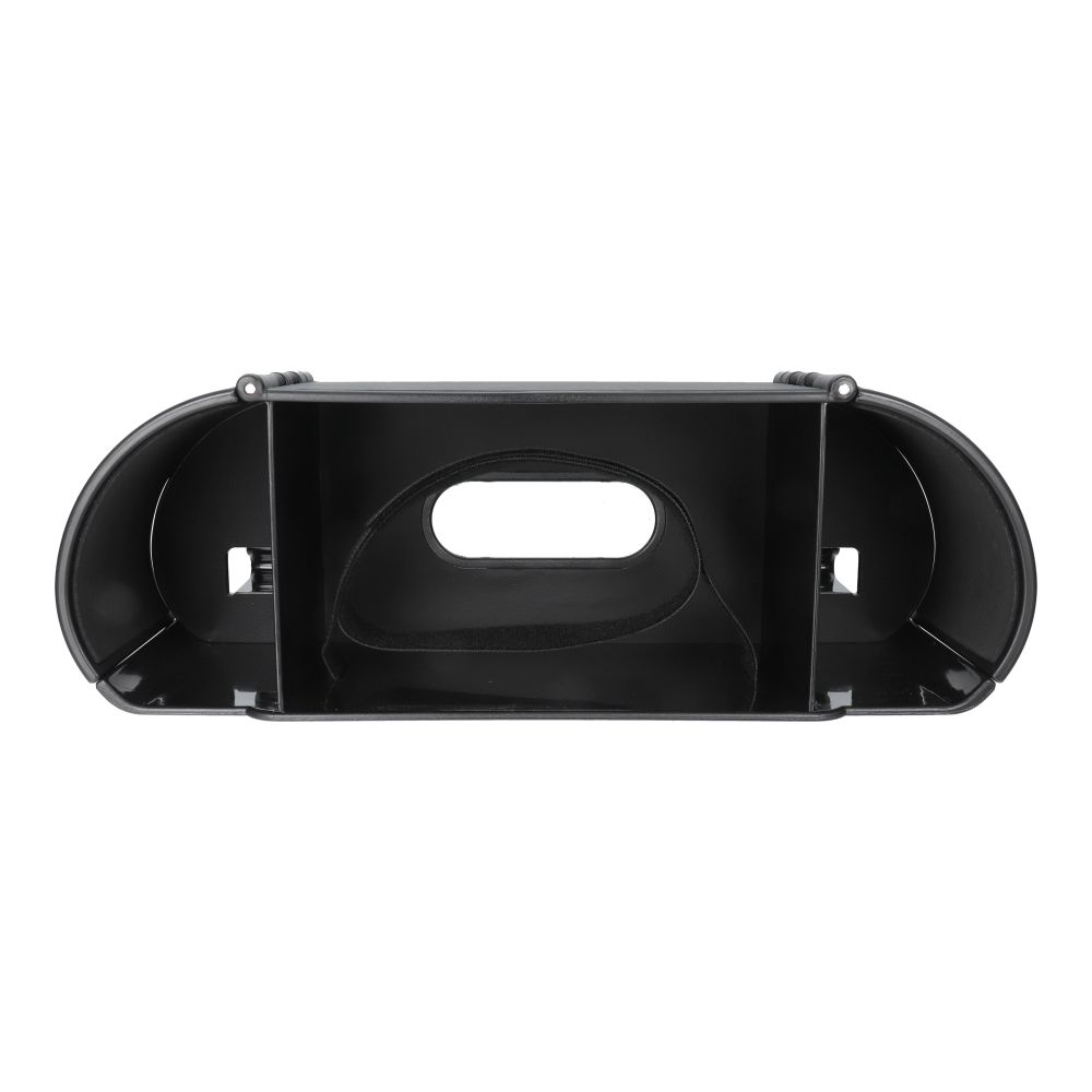 Seat back storage box black