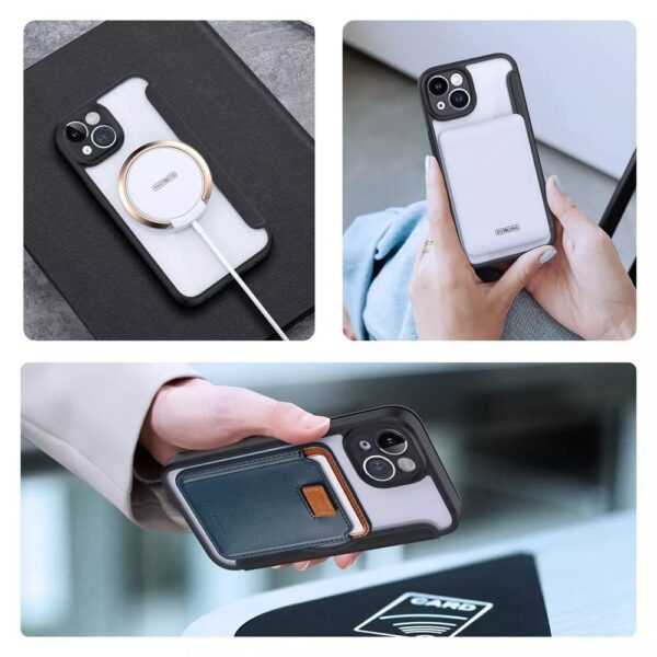 DUX DUCIS wallet case SKIN X PRO compatible with MagSafe for IPHONE 13 / 14 black