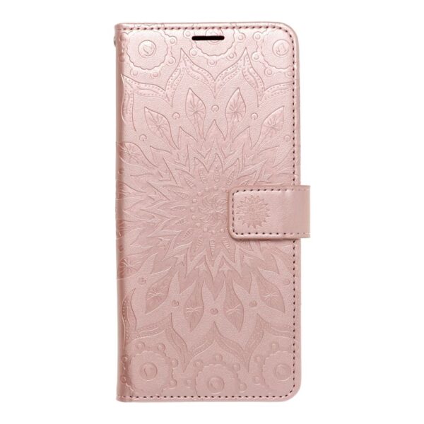 MEZZO Book case for IPHONE 15 Pro Max mandala rose gold
