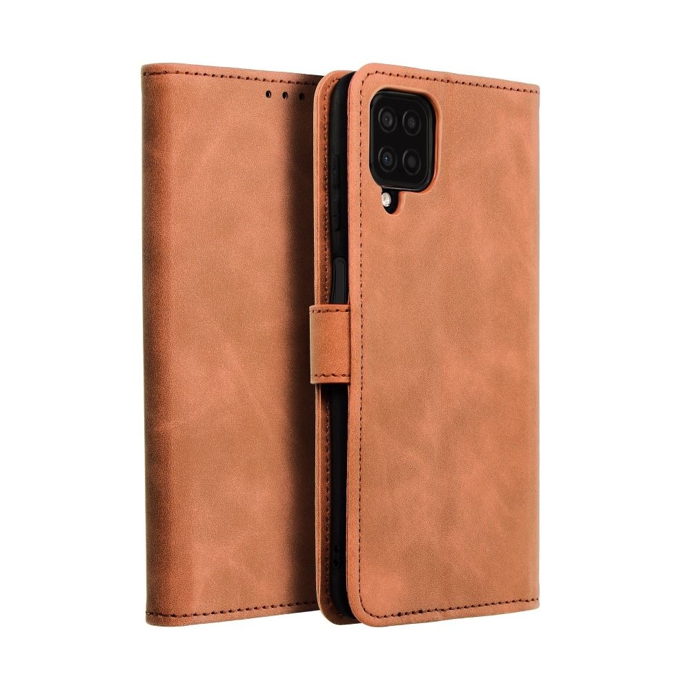 TENDER Book Case for SAMSUNG A12 / M12 brown