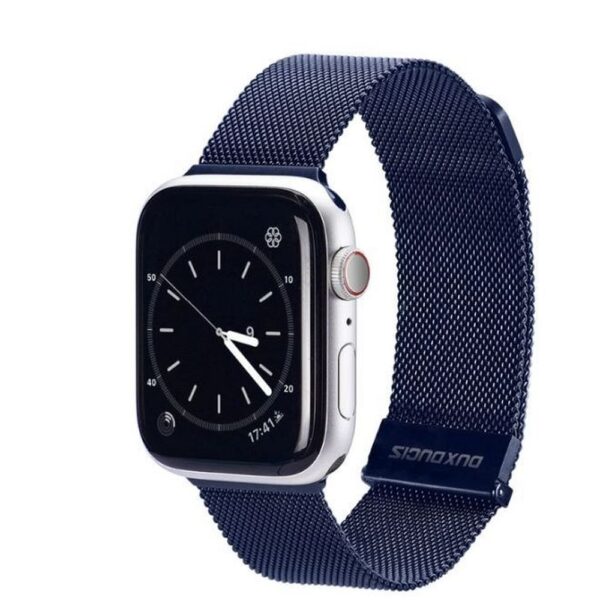 DUX DUCIS strap MILANESE stailess steel magnetic for Apple Watch 38 / 40 / 41 mm blue