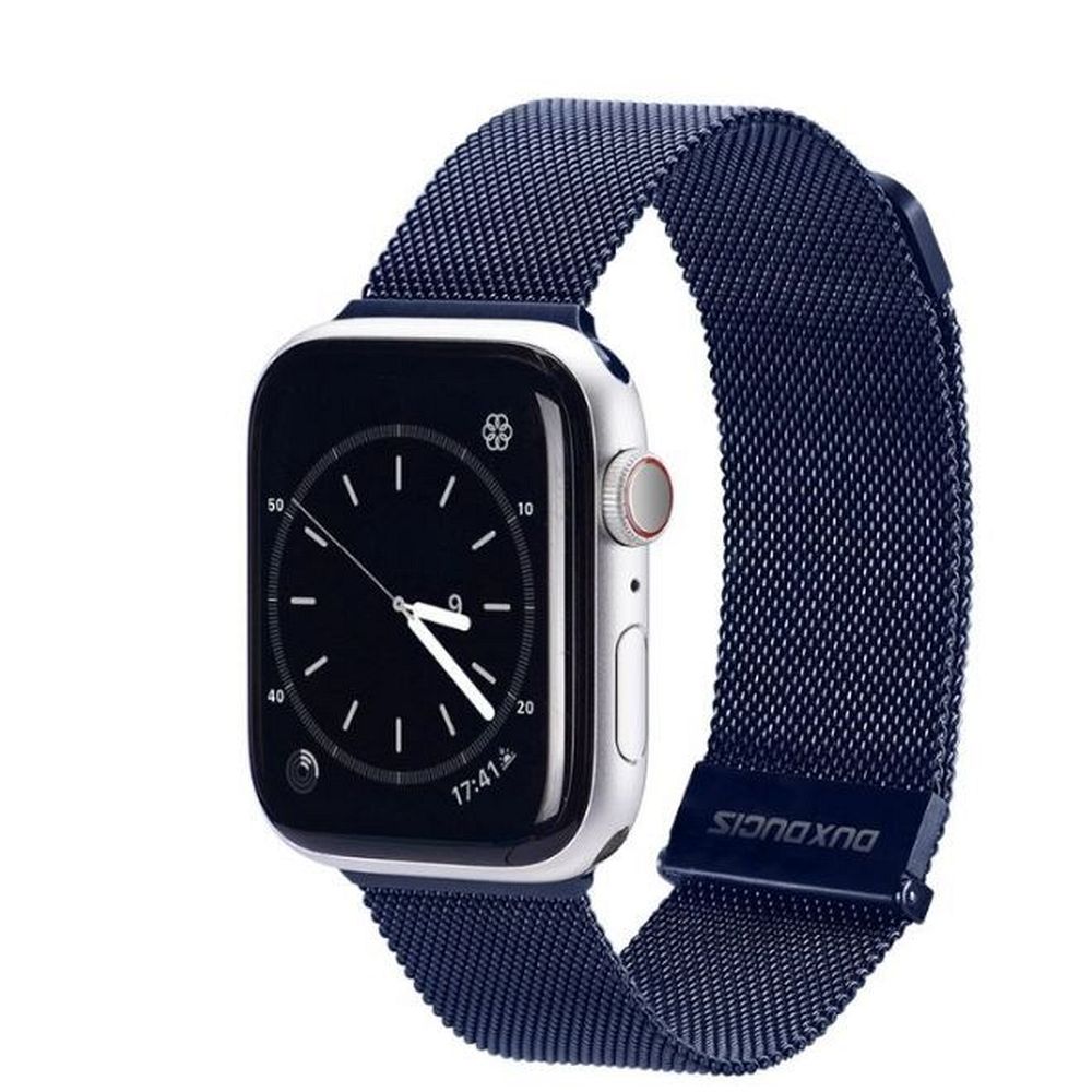 DUX DUCIS strap MILANESE stailess steel magnetic for Apple Watch 38 / 40 / 41 mm blue