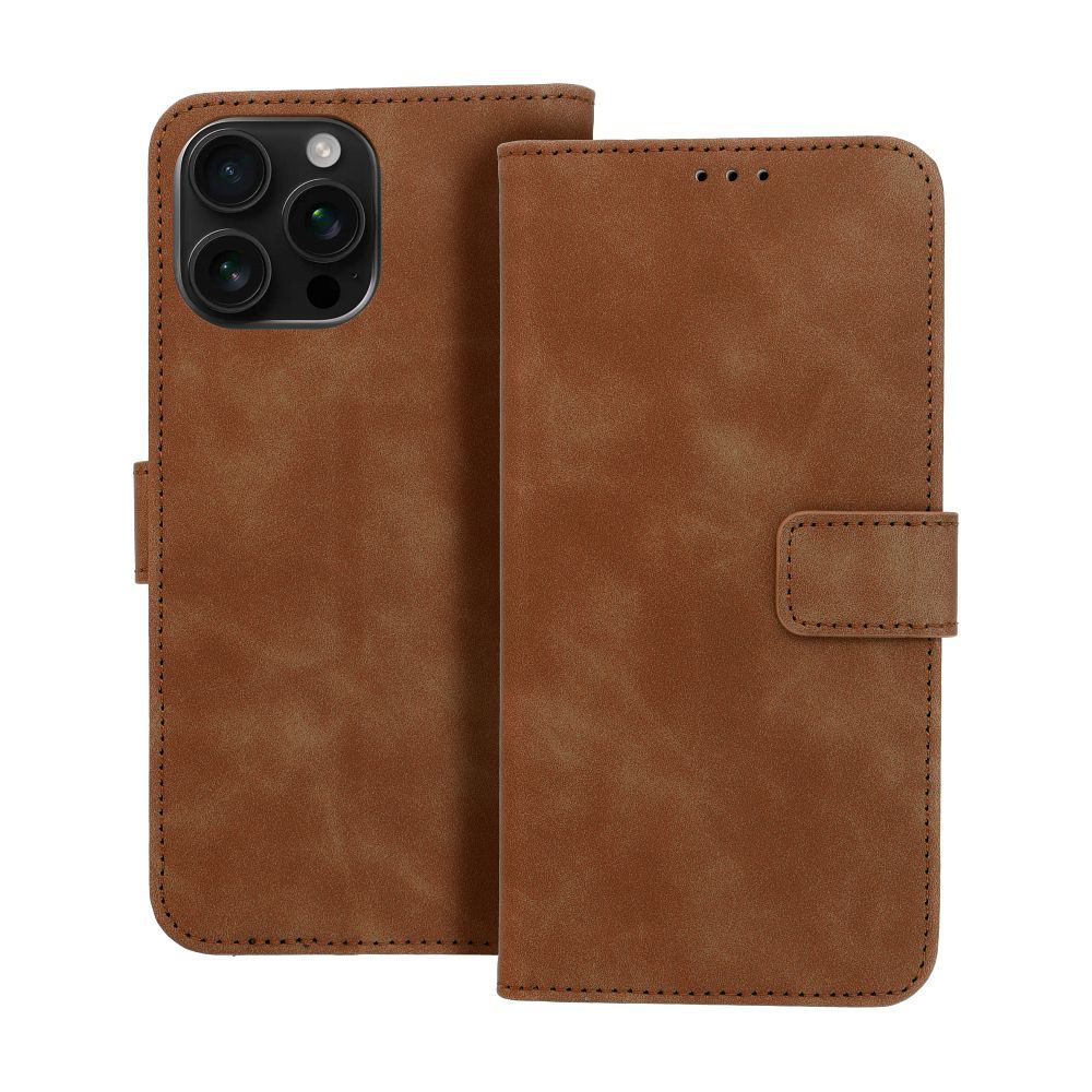 0911e3490d0f250d42cdf286d06a9319 TENDER Book Case for IPHONE 16 Pro Max brown
