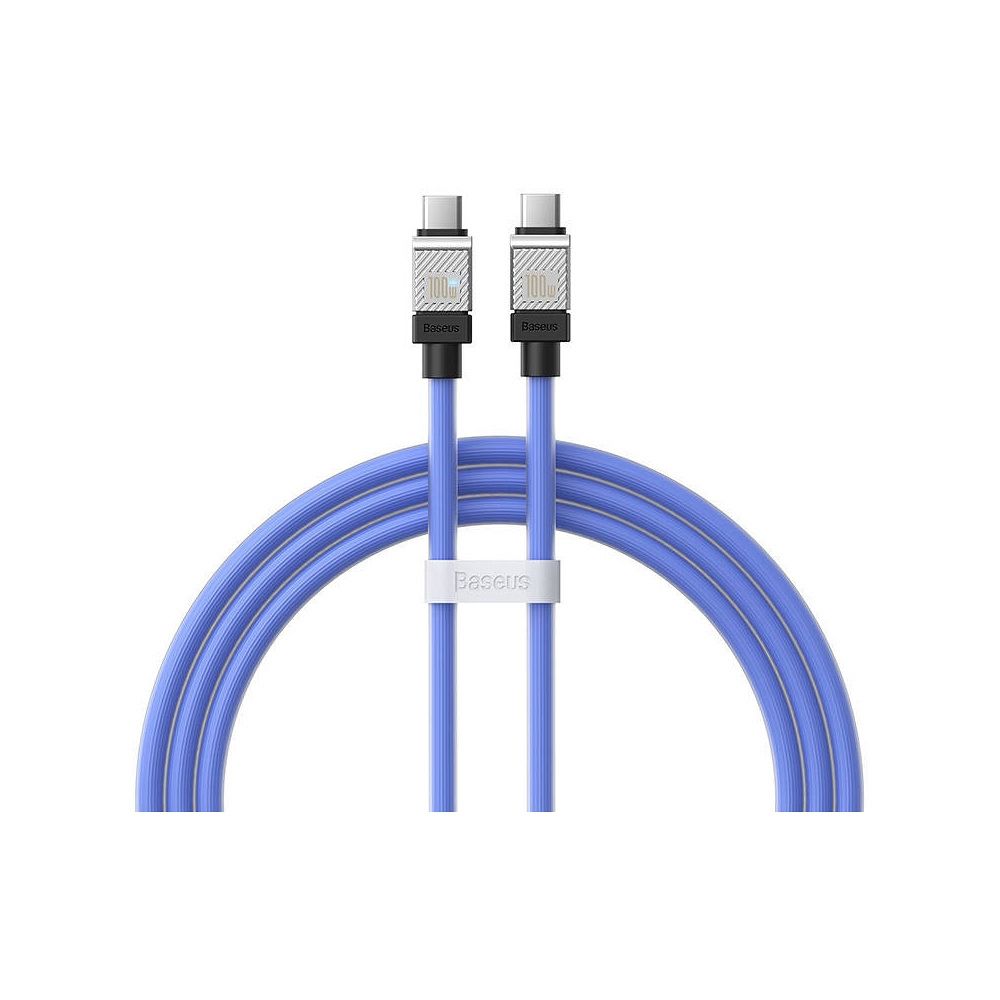 BASEUS cabel Type C to Type C PD 100W Coolplay CAKW000203 1 m blue