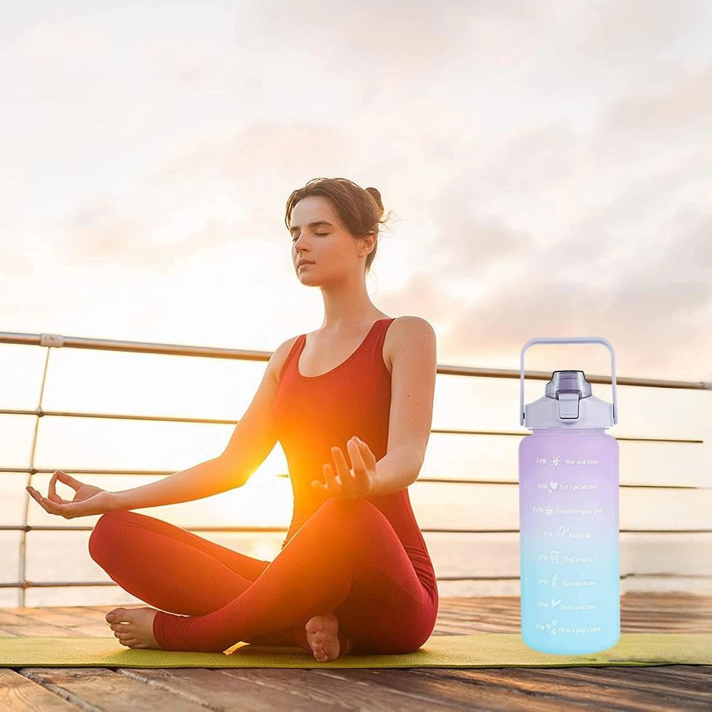0b3c02c80f2e4d4130a2fffe9b3ebb8a Water bottle with a straw with a motivational measuring 2L RC-K-992 purple blue