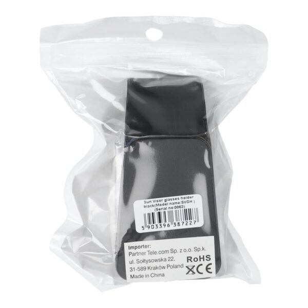 Sun Visor glasses holder black