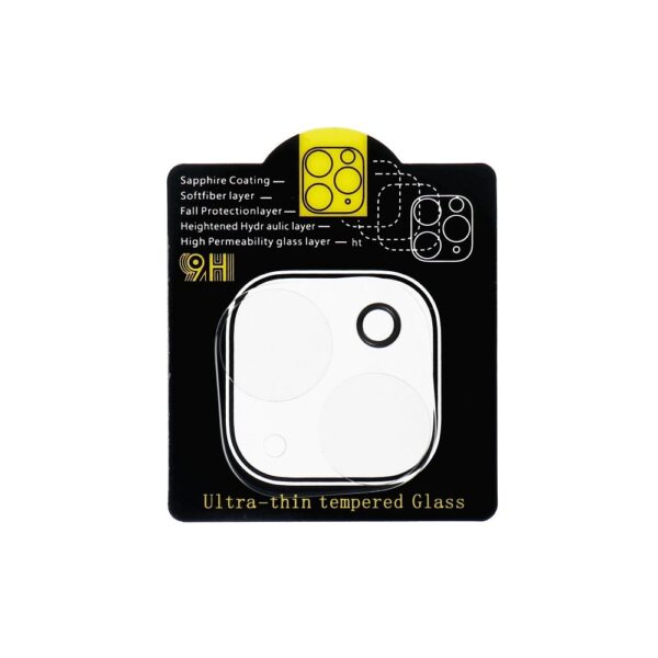 5D Full Glue Camera Tempered Glass - for iPhone 17 Air Transparent