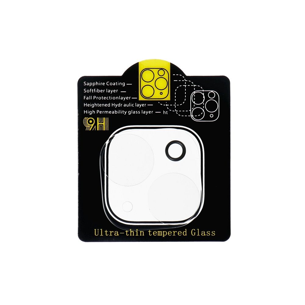 5D Full Glue Camera Tempered Glass - for iPhone 17 Air Transparent
