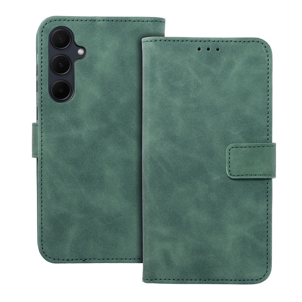 0d5f2a4345bd0e9c793cd24f6450130f TENDER Book Case for SAMSUNG A35 5G green