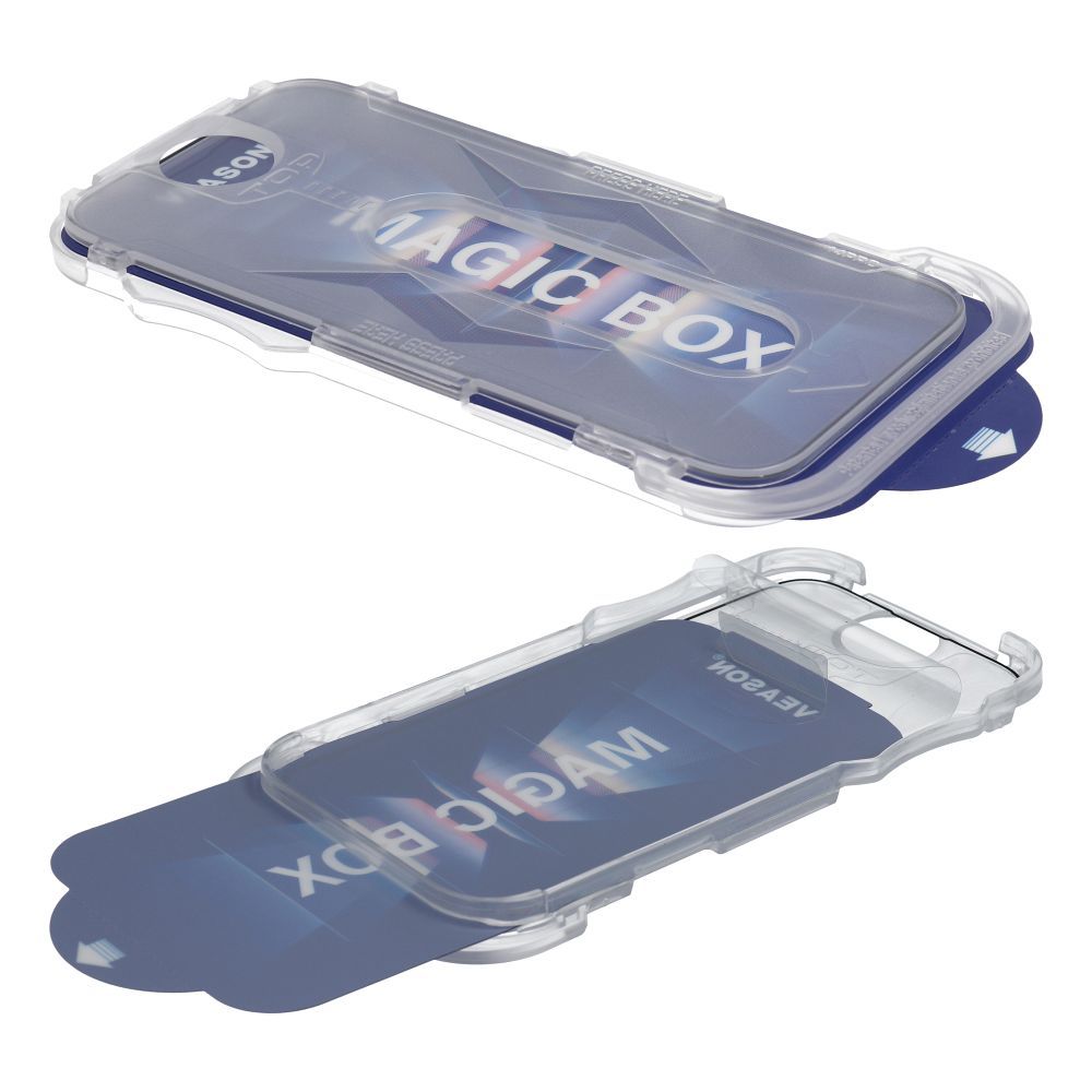 6D Pro Veason Easy-Install Glass + Applicator - for Iphone 17 Pro Max black