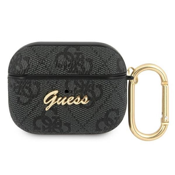 GUESS case for APPLE AirPods Pro GUAP4GSMK (4G Script Metal Collection) grey