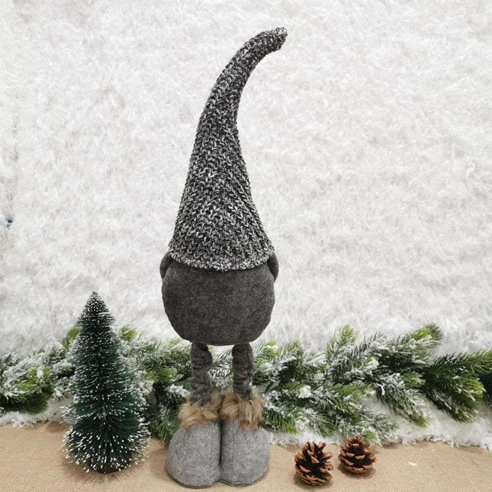 Christmas decoration elf on telescopic legs RC-K-1215 gray
