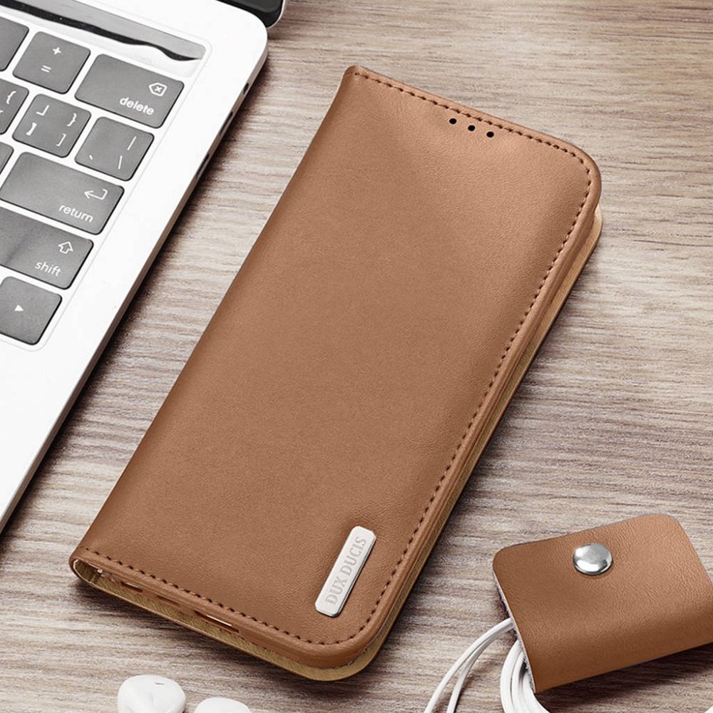 DUX DUCIS wallet case HIVO for SAMSUNG S23 brown