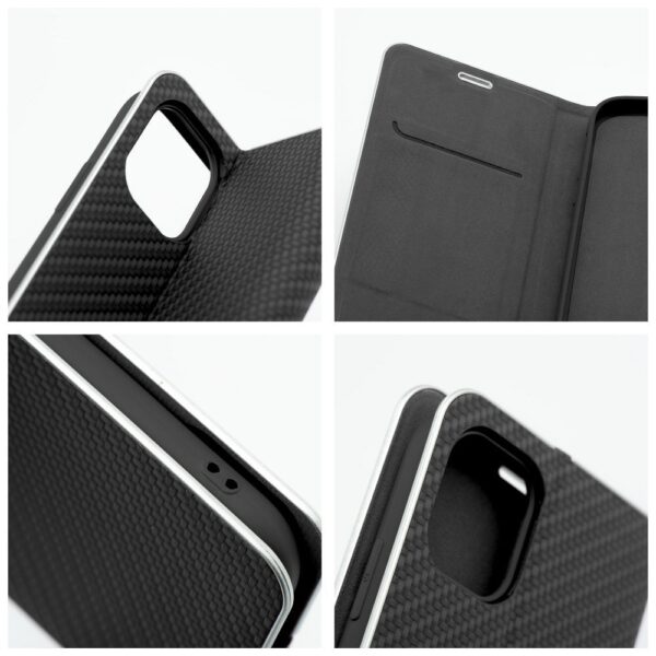 LUNA Book Carbon for IPHONE 17 black