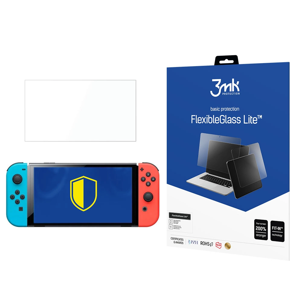 Hybrid Glass 3mk FlexibleGlass Lite™ for Nintendo Switch OLEDeng