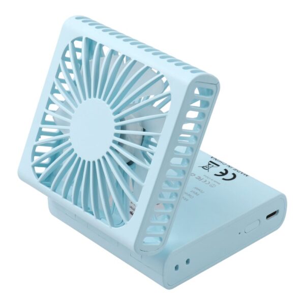 Portable fold fan F10 blue