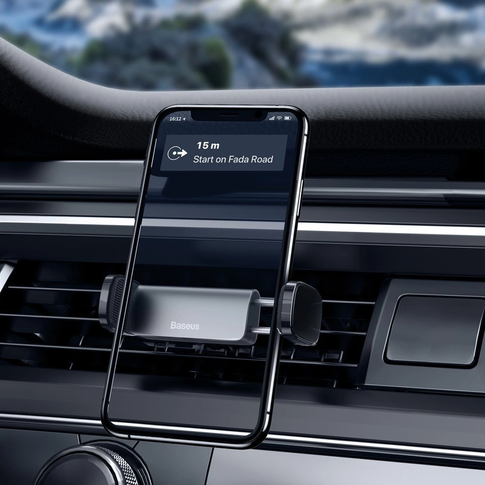 [RETURNED ITEM] Baseus car phone holder for air vent black (SUGP-01)eng