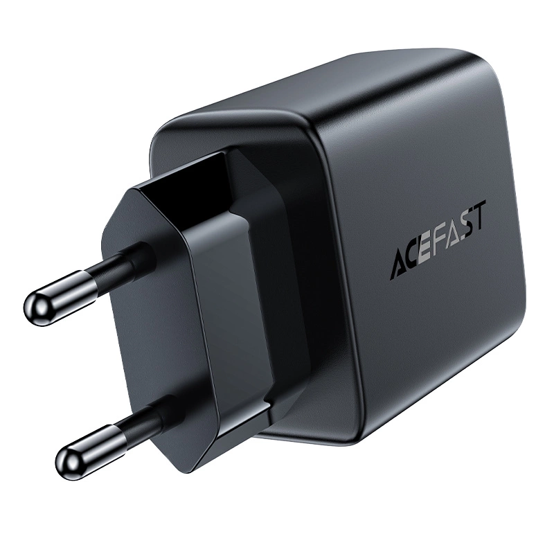 Acefast charger 2x USB 18W QC 3.0, AFC, FCP black (A33 black)eng