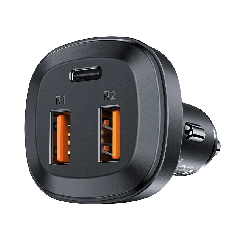 Acefast car charger 66W 2x USB / USB Type C, PPS, Power Delivery, Quick Charge 4.0, AFC, FCP, SCP black (B9)eng