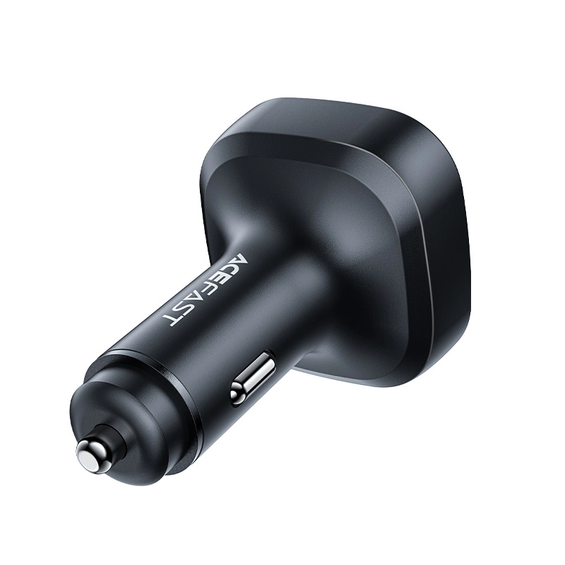 Acefast car charger 101W 2x USB Type C / USB, PPS, Power Delivery, Quick Charge 4.0, AFC, FCP black (B5)eng