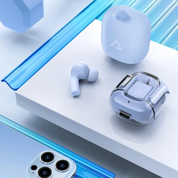 Acefast T6 TWS Bluetooth In-Ear Wireless Headphones - Light Blueeng