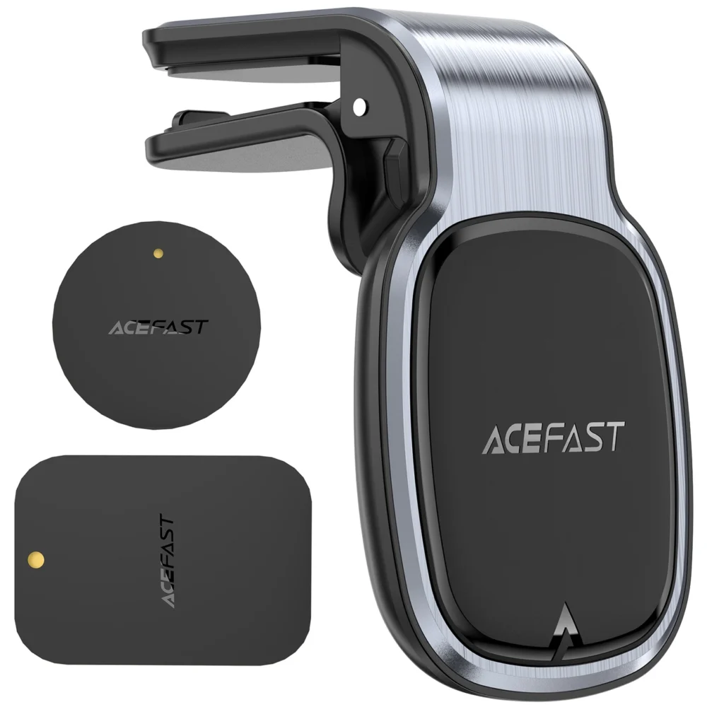 Acefast magnetic car phone holder for air vent gray (D16 gray)eng