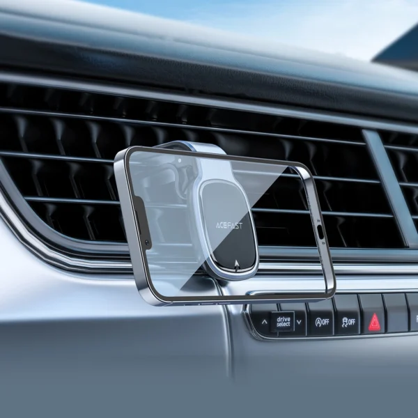 Acefast magnetic car phone holder for air vent gray (D16 gray)eng