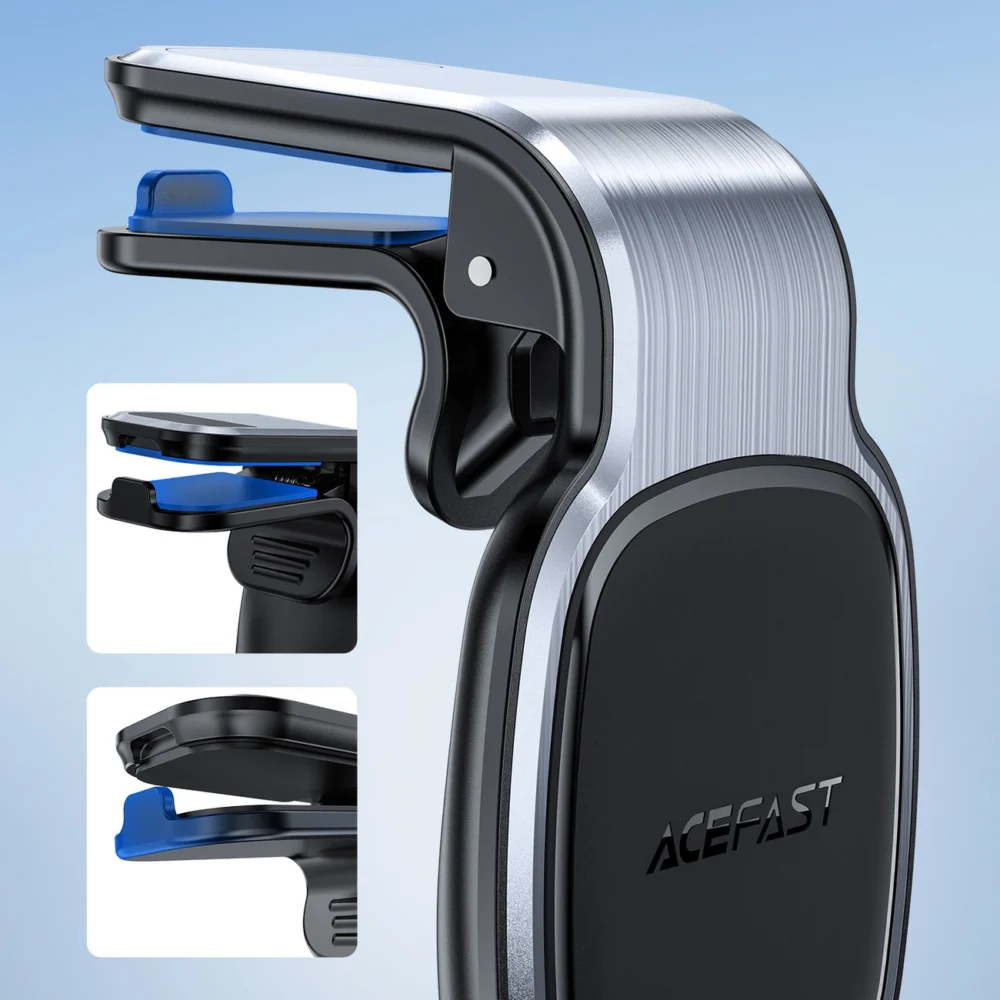 Acefast magnetic car phone holder for air vent gray (D16 gray)eng