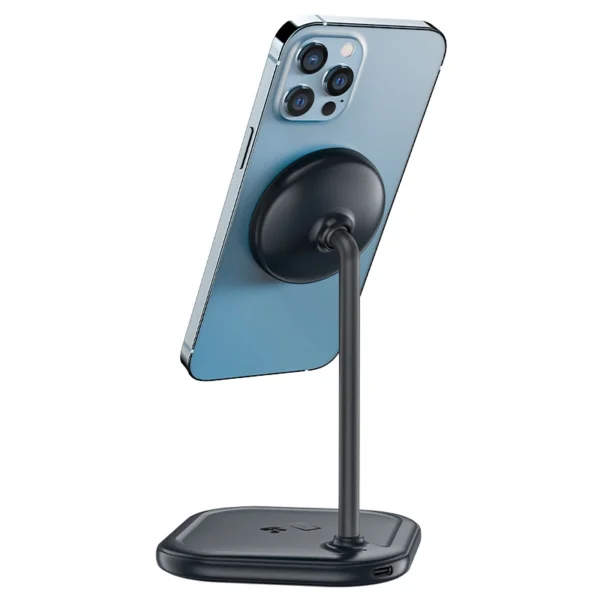 Acefast 15W Qi Wireless Charger for iPhone (with MagSafe) and Apple AirPods Stand Holder Magnetic Holder Gray (E6 gray)eng