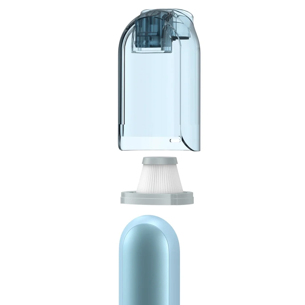 Baseus A1 mini cordless car vacuum cleaner 4000Pa, 30W blue (VCAQ010003)eng