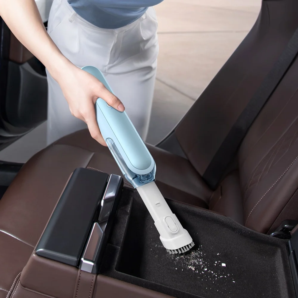 Baseus A1 mini cordless car vacuum cleaner 4000Pa, 30W blue (VCAQ010003)eng