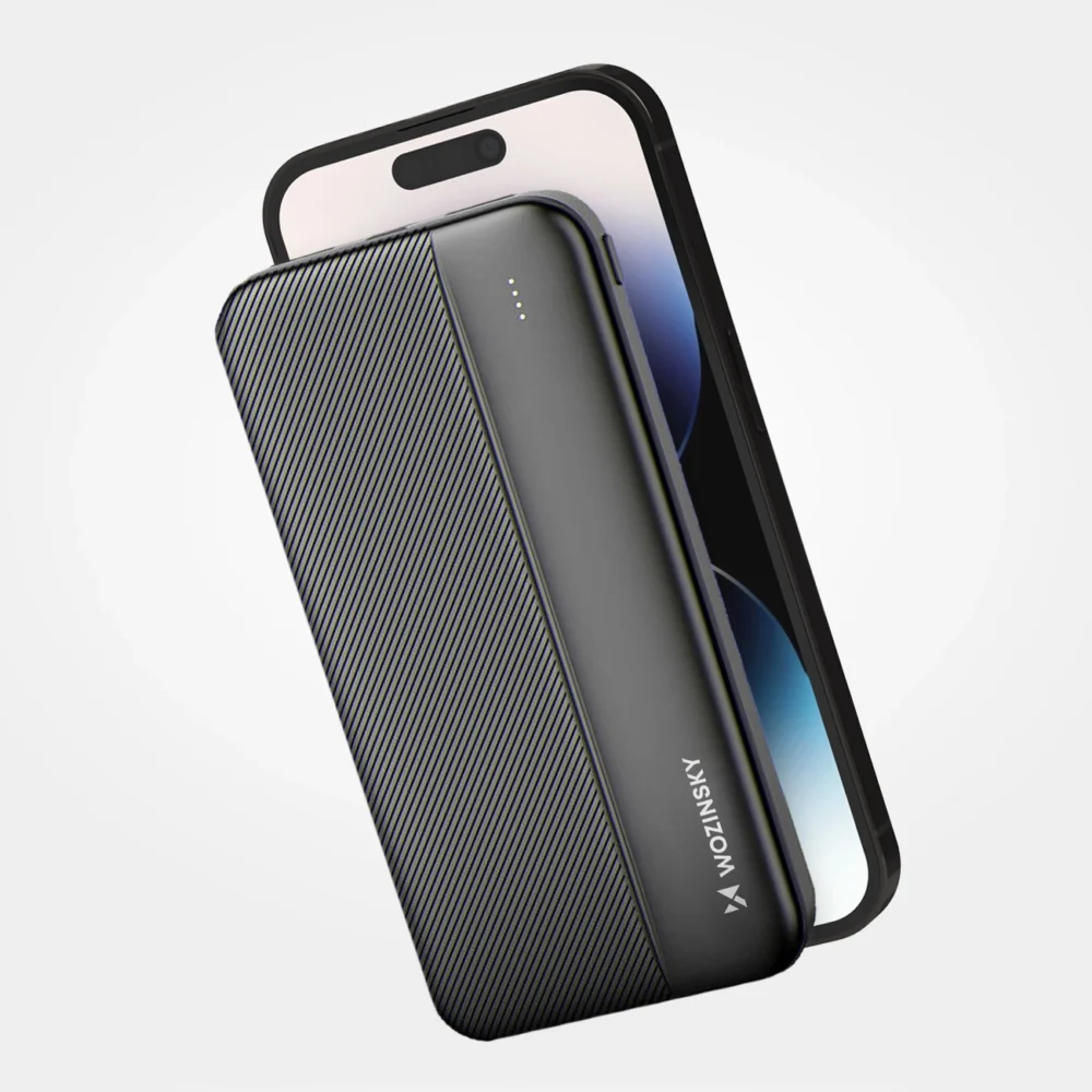 Wozinsky powerbank Li-Po 10000mAh 2 x USB black (WPBBK1)eng