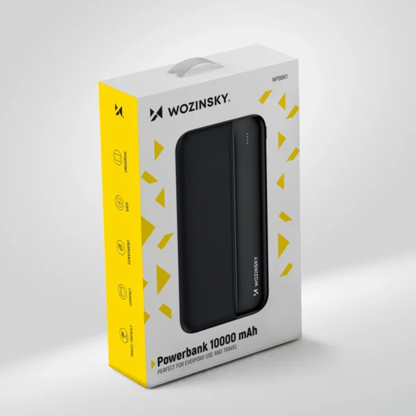 Wozinsky powerbank Li-Po 10000mAh 2 x USB black (WPBBK1)eng