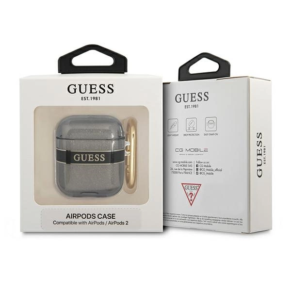 Guess GUA2HHTSK AirPods cover black/black Strap Collectioneng