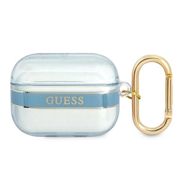 Guess GUAPHHTSB AirPods Pro cover blue/blue Strap Collectioneng