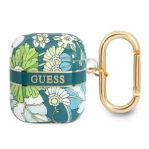 Guess GUA2HHFLN AirPods cover green/green Flower Strap Collectioneng
