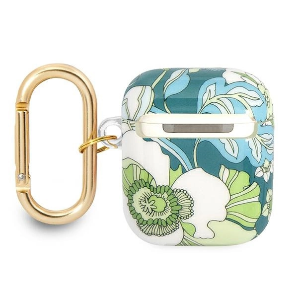Guess GUA2HHFLN AirPods cover green/green Flower Strap Collectioneng