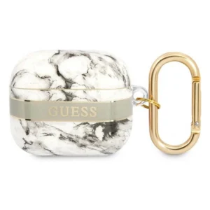 Guess GUA3HCHMAG AirPods 3 cover grey/grey Marble Strap Collectioneng