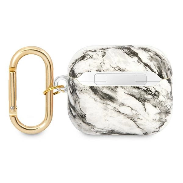 Guess GUA3HCHMAG AirPods 3 cover grey/grey Marble Strap Collectioneng