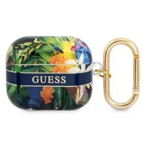 Guess GUA3HHFLB AirPods 3 cover blue/blue Flower Strap Collectioneng