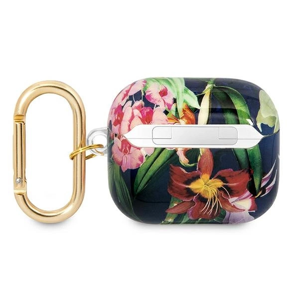 Guess GUA3HHFLB AirPods 3 cover blue/blue Flower Strap Collectioneng