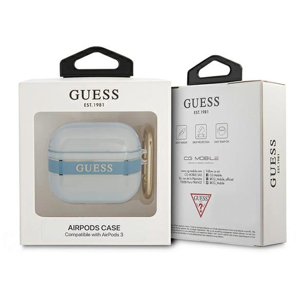 Guess GUA3HHTSB AirPods 3 cover blue/blue Strap Collectioneng