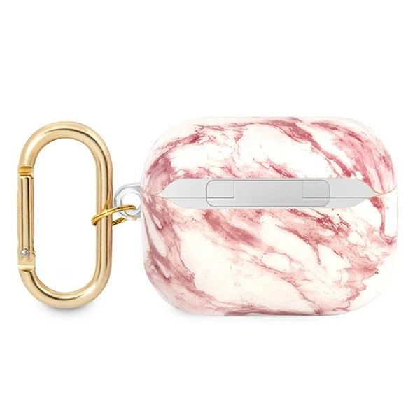 Guess GUAPHCHMAP AirPods Pro cover pink/pink Marble Strap Collectioneng