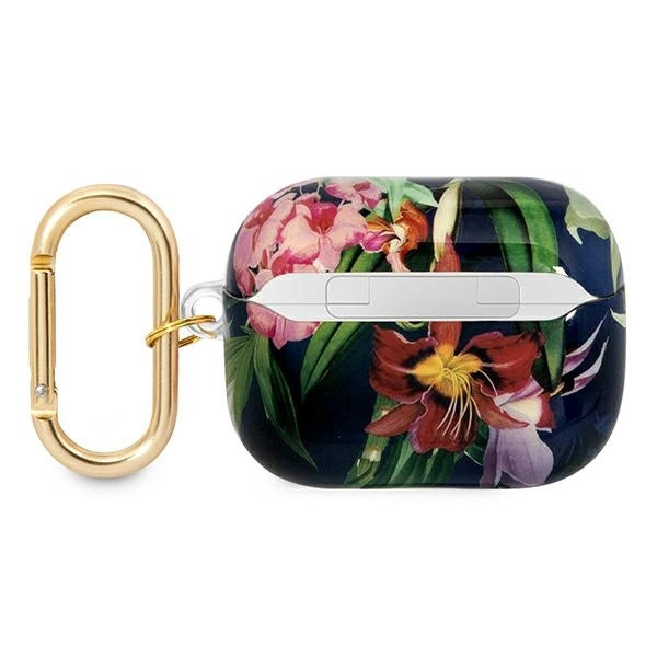 Guess GUAPHHFLB AirPods Pro cover blue/blue Flower Strap Collectioneng
